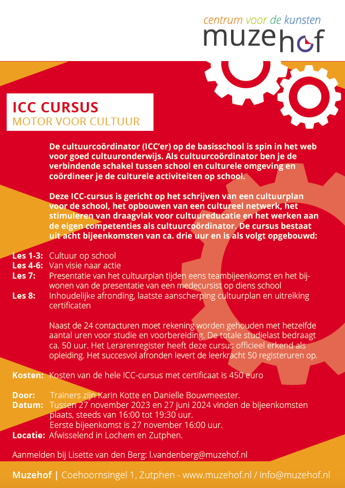 Flyer ICC cursus met info
